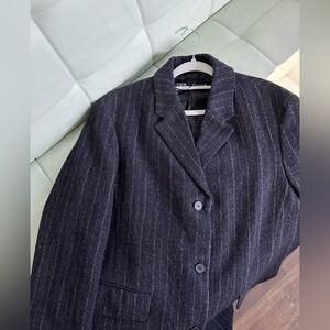 New navy wool jacket